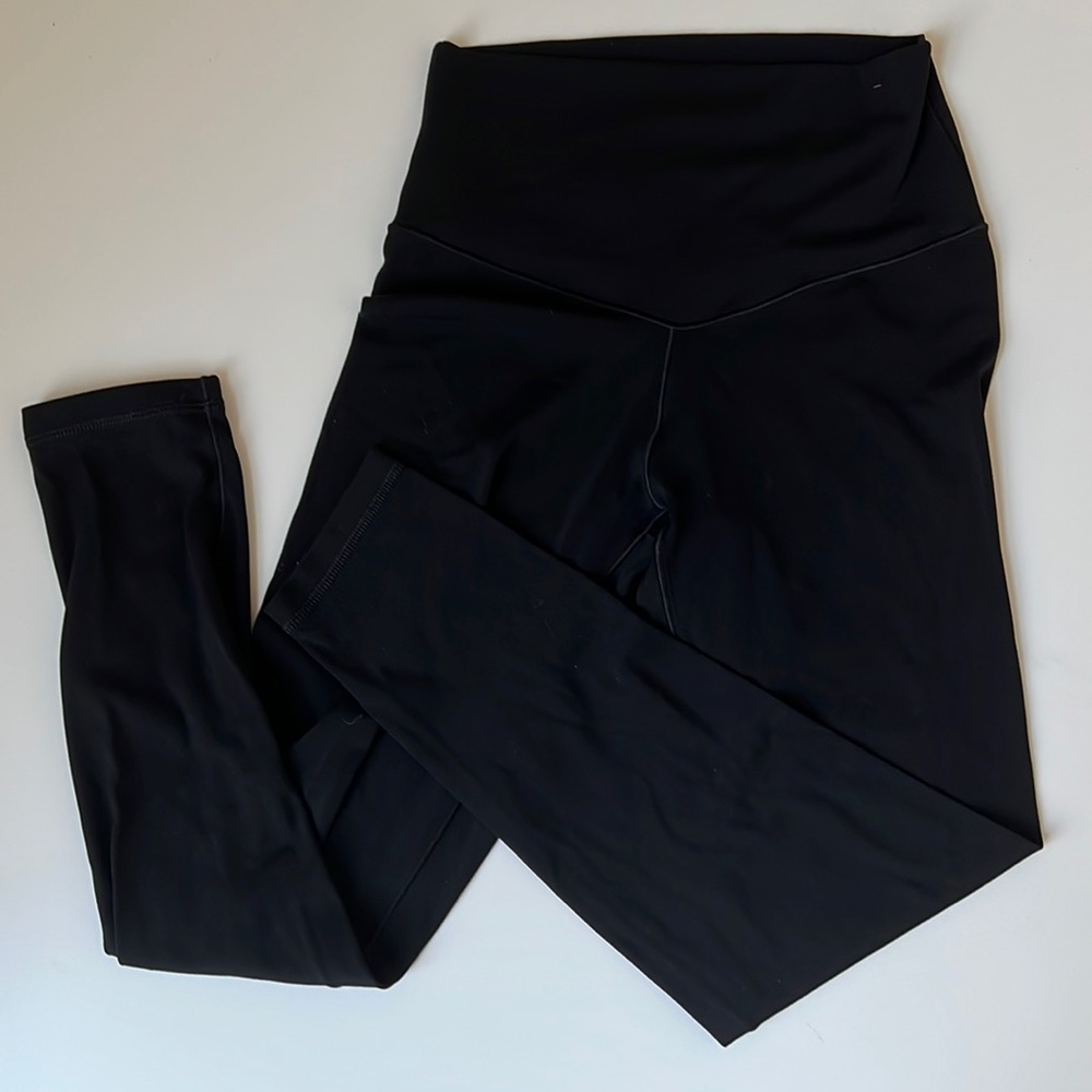 Aerie leggings . Black. Size small short. Worn